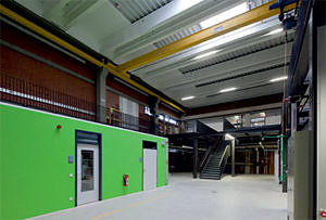 Reconstruction technical chemistry hall. (Image: Kurt Fuchs Presse-Foto-Design)
